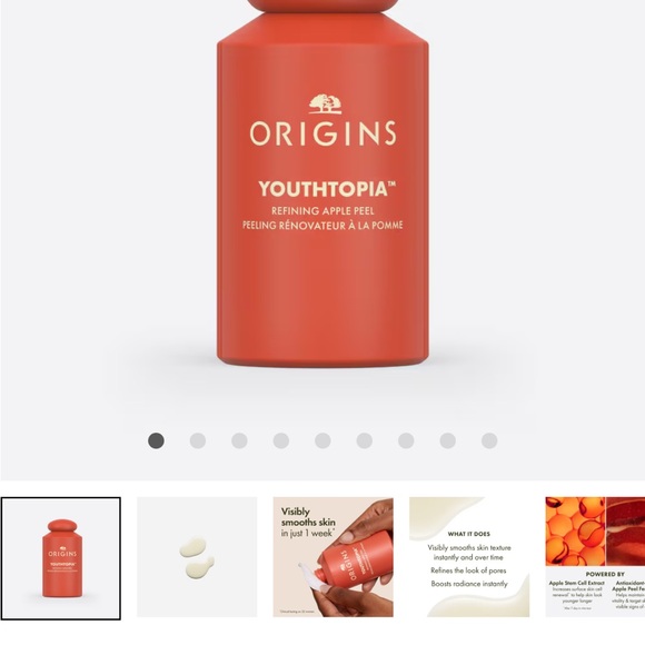 Origins Youthtopia Apple Peel in Bold Red - Picture 1 of 4